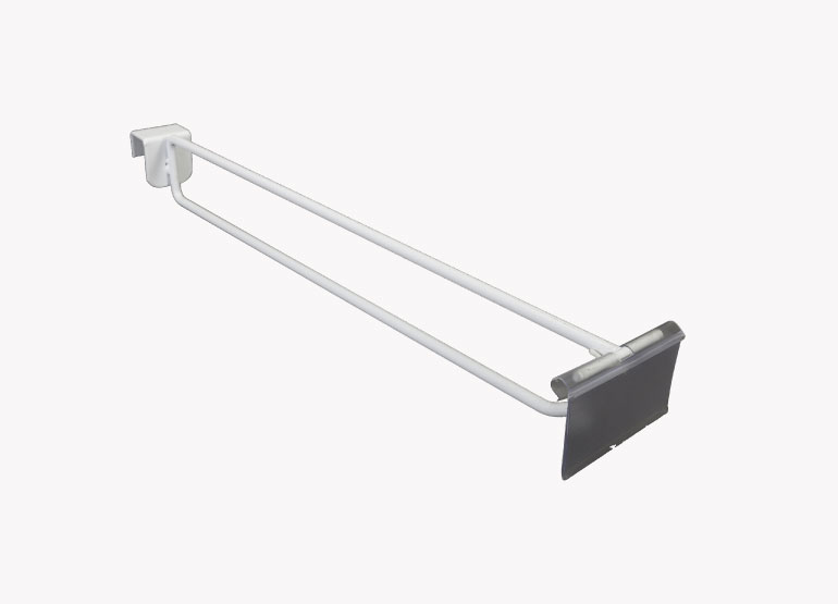 soporte blister con porta precio