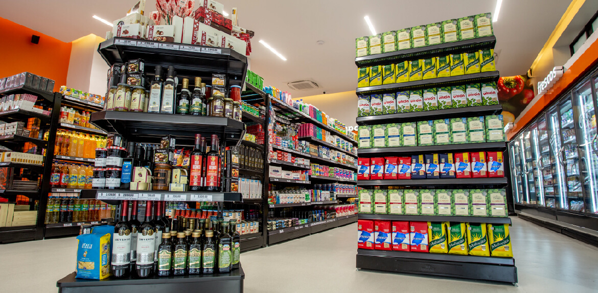 estrategias de diseño minorista, diseño de cuadrícula